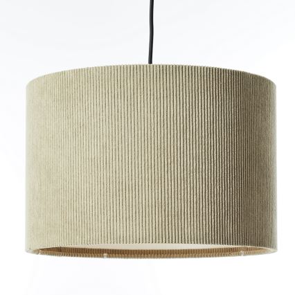 Brilliant - Hanglamp aan een koord TONY 1xE27/20W/230V diameter 35 cm bruin