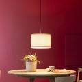 Brilliant - Hanglamp aan een koord TONY 1xE27/20W/230V diameter 35 cm crème