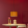 Brilliant - Hanglamp aan een koord TONY 1xE27/20W/230V diameter 35 cm oranje