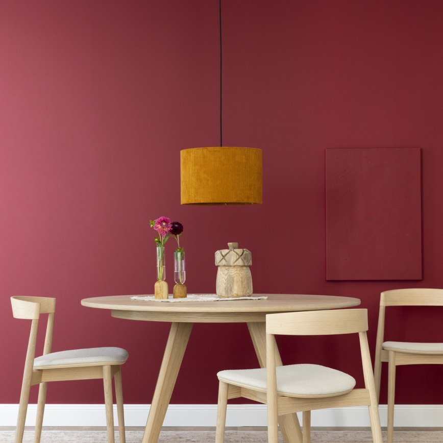 Brilliant - Hanglamp aan een koord TONY 1xE27/20W/230V diameter 35 cm oranje