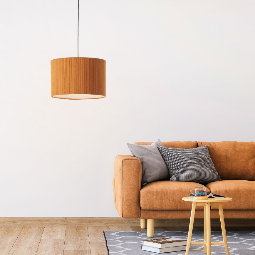 Brilliant - Hanglamp aan een koord TONY 1xE27/20W/230V diameter 35 cm oranje