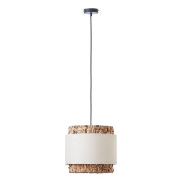 Brilliant - Hanglamp aan een koord WATERLILLY 1xE27/60W/230V diameter 35 cm crème