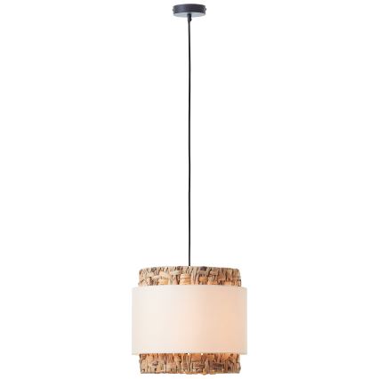 Brilliant - Hanglamp aan een koord WATERLILLY 1xE27/60W/230V diameter 35 cm crème