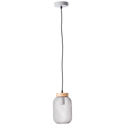 Brilliant - Hanglamp aan kabel GIADA 1xE27/40W/230V Ø 16 cm grijs