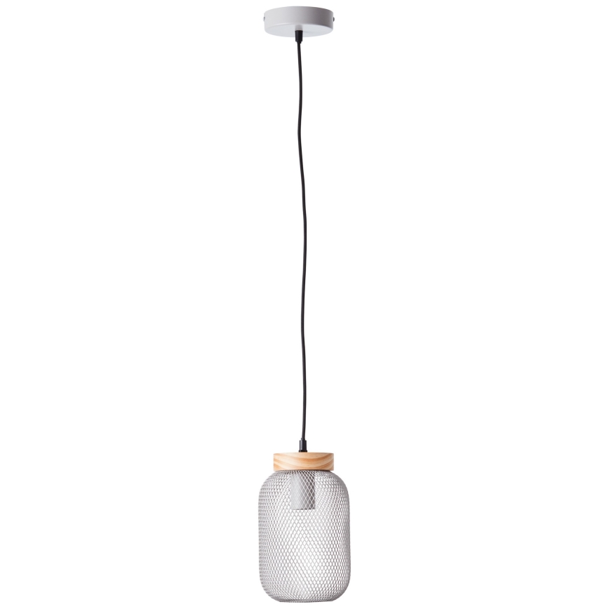 Brilliant - Hanglamp aan kabel GIADA 1xE27/40W/230V Ø 16 cm grijs