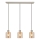 Brilliant - Hanglamp aan kabel LYSKA 3xE27/20W/230V crème/rookbeige