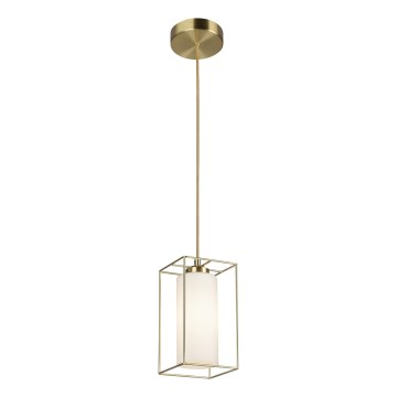 Brilliant - Hanglamp aan snoer DOLLY 1xE27/20W/230V goudkleurig