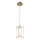 Brilliant - Hanglamp aan snoer DOLLY 1xE27/20W/230V goudkleurig