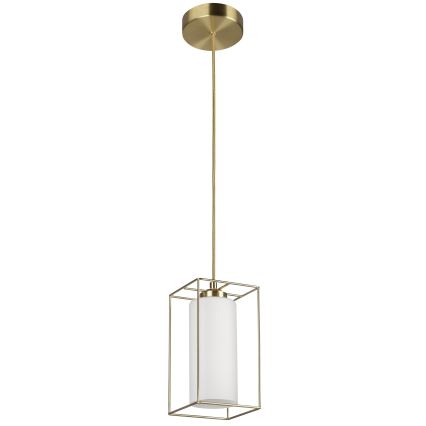 Brilliant - Hanglamp aan snoer DOLLY 1xE27/20W/230V goudkleurig