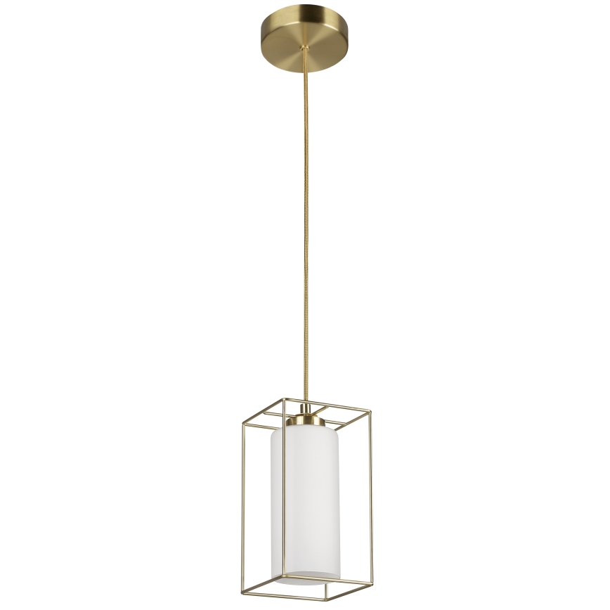 Brilliant - Hanglamp aan snoer DOLLY 1xE27/20W/230V goudkleurig