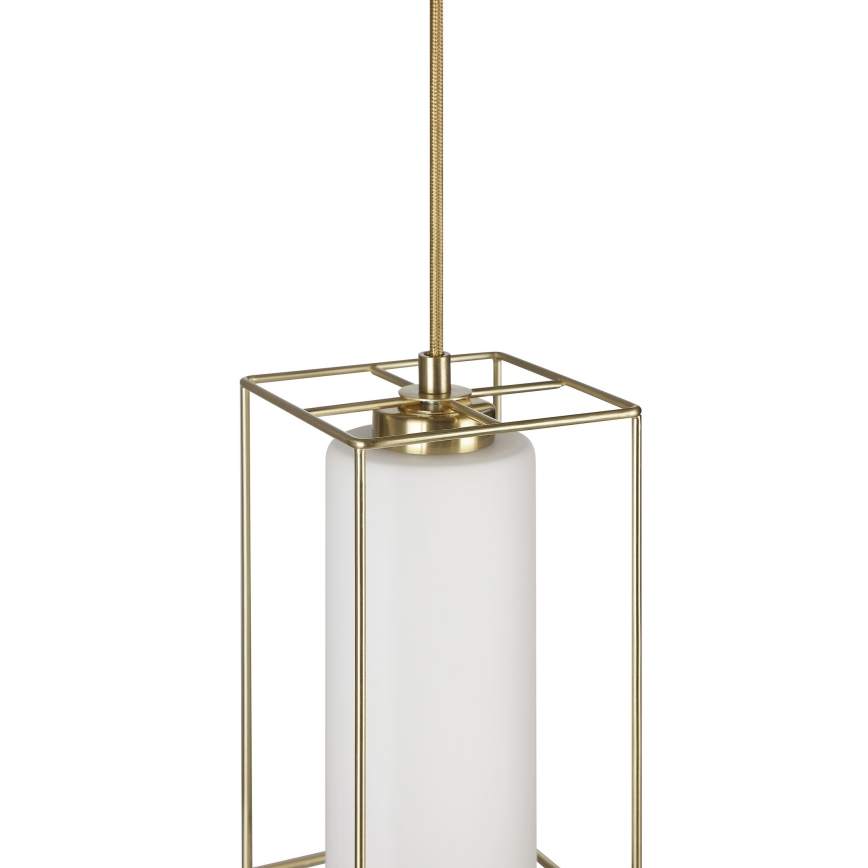Brilliant - Hanglamp aan snoer DOLLY 1xE27/20W/230V goudkleurig