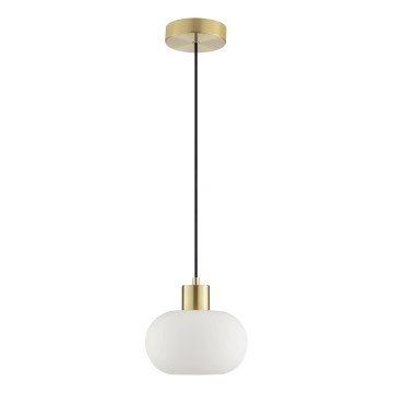 Brilliant - Hanglamp aan snoer FANNY 1xE27/20W/230V Ø 22 cm messing