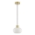 Brilliant - Hanglamp aan snoer FANNY 1xE27/20W/230V Ø 22 cm messing
