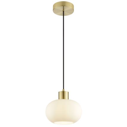 Brilliant - Hanglamp aan snoer FANNY 1xE27/20W/230V Ø 22 cm messing