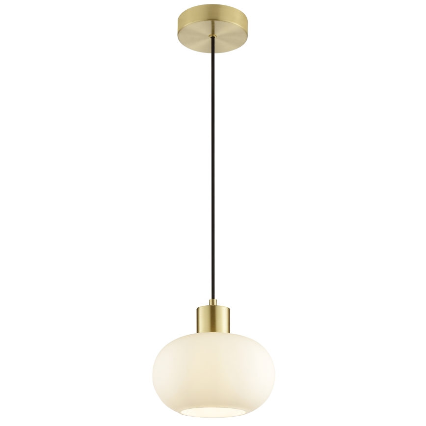 Brilliant - Hanglamp aan snoer FANNY 1xE27/20W/230V Ø 22 cm messing