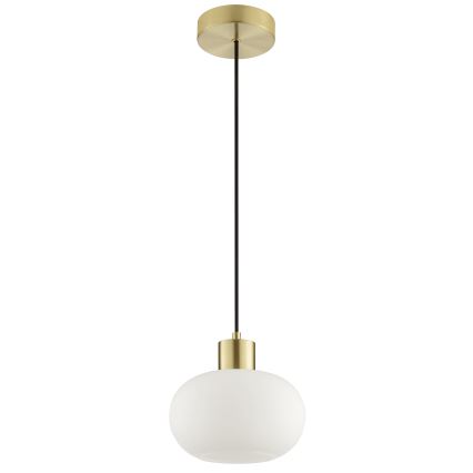 Brilliant - Hanglamp aan snoer FANNY 1xE27/20W/230V Ø 22 cm messing
