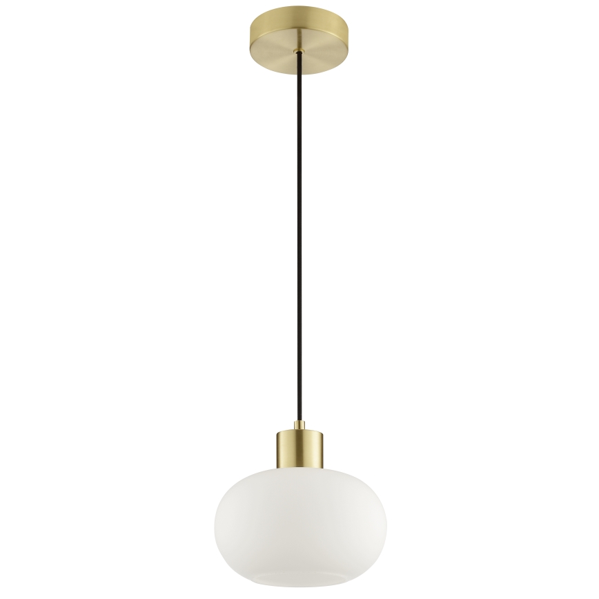 Brilliant - Hanglamp aan snoer FANNY 1xE27/20W/230V Ø 22 cm messing