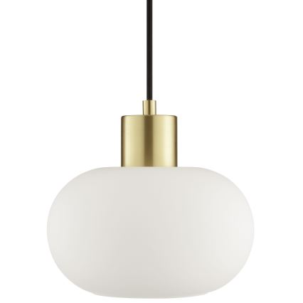 Brilliant - Hanglamp aan snoer FANNY 1xE27/20W/230V Ø 22 cm messing