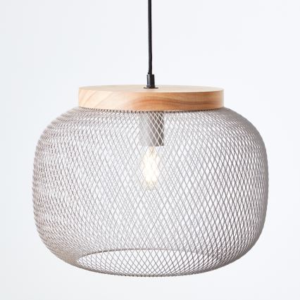 Brilliant - Hanglamp met kabel GIADA 1xE27/40W/230V Ø 39 cm grijs