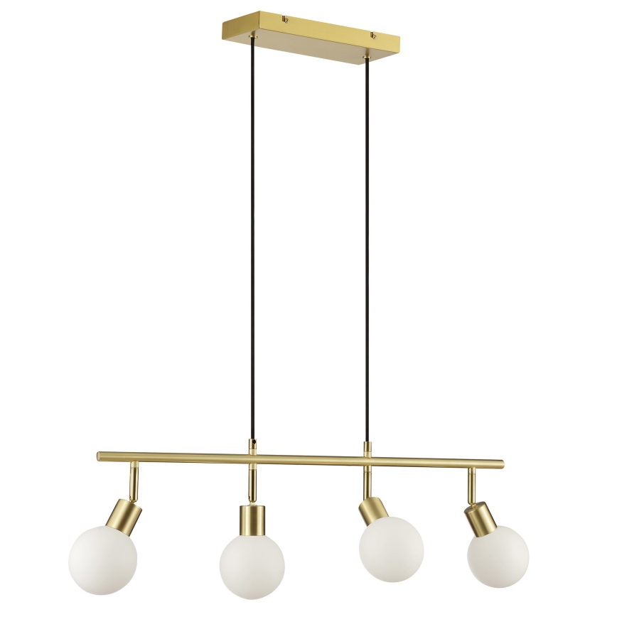 Brilliant - Hanglamp met kabel JORGE 4xG9/10W/230V messing