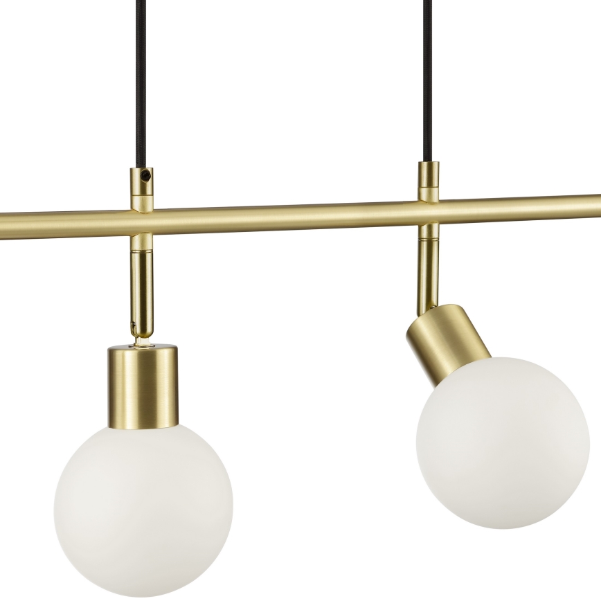 Brilliant - Hanglamp met kabel JORGE 4xG9/10W/230V messing