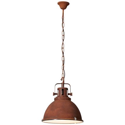 Brilliant - Kroonluchter met ketting JESPER GLAS 1xE27/60W/230V koperen