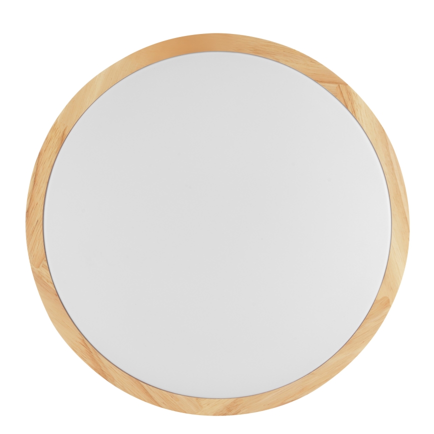 Brilliant - MOREEN LED plafondlamp voor de badkamer, 18W/230V, 2700/4000/6500K, Ø 34 cm, IP44, rubberhout