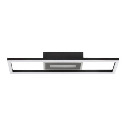 Brilliant - LED RGBW dimbare plafondlamp BESSON LED/20W/230V 3000-6500K zwart + afstandsbediening