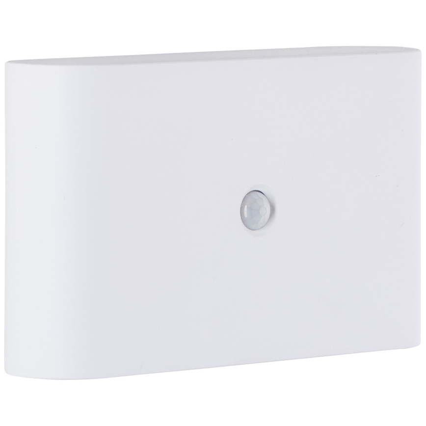 Brilliant - LED Buiten oplaadbaar wandlamp met sensor XINO LED/3W/5V 3600 mAh IP44 wit