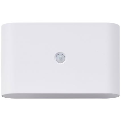 Brilliant - LED Buiten oplaadbaar wandlamp met sensor XINO LED/3W/5V 3600 mAh IP44 wit