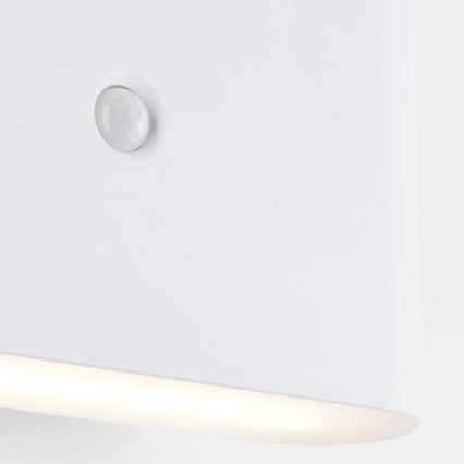 Brilliant - LED Buiten oplaadbaar wandlamp met sensor XINO LED/3W/5V 3600 mAh IP44 wit