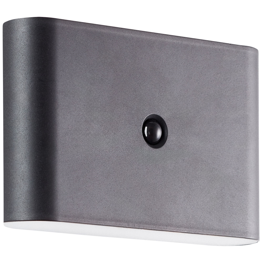 Brilliant - LED Buiten oplaadbaar wandlamp met sensor XINO LED/3W/5V IP44 zwart