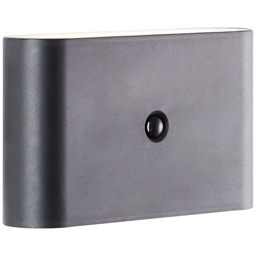 Brilliant - LED Buiten oplaadbaar wandlamp met sensor XINO LED/3W/5V IP44 zwart