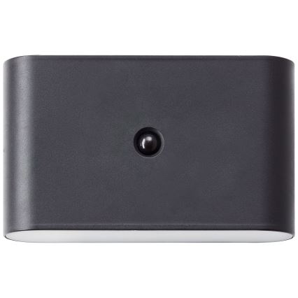 Brilliant - LED Buiten oplaadbaar wandlamp met sensor XINO LED/3W/5V IP44 zwart