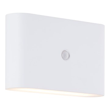 Brilliant - LED Buiten oplaadbaar wandlamp met sensor XINO LED/3W/5V IP44 wit