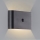 Brilliant - LED Buiten oplaadbaar wandlamp met sensor XINO LED/3W/5V IP44 zwart