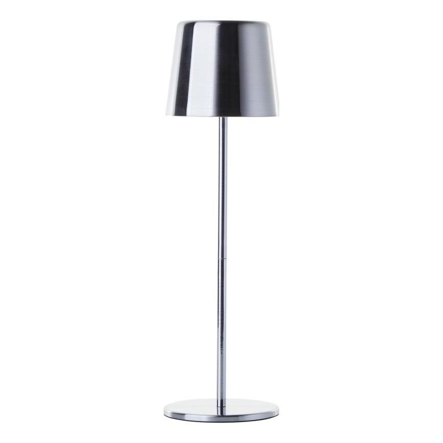 Brilliant - LED Dimbaar aanraken buitenshuis lamp XAANA LED/4W/5V 3000/4000/6500K 2600 mAh IP44 glanzend chroom