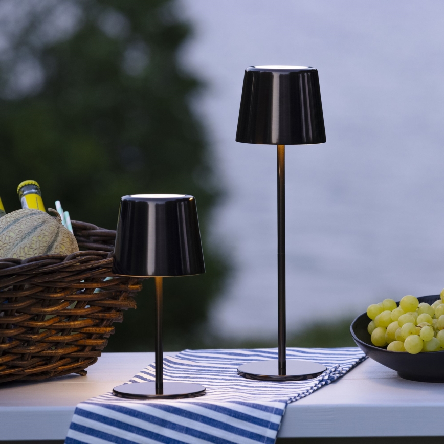 Brilliant - LED Dimbaar aanraken buitenshuis lamp XAANA LED/4W/5V 3000/4000/6500K IP44 zwart