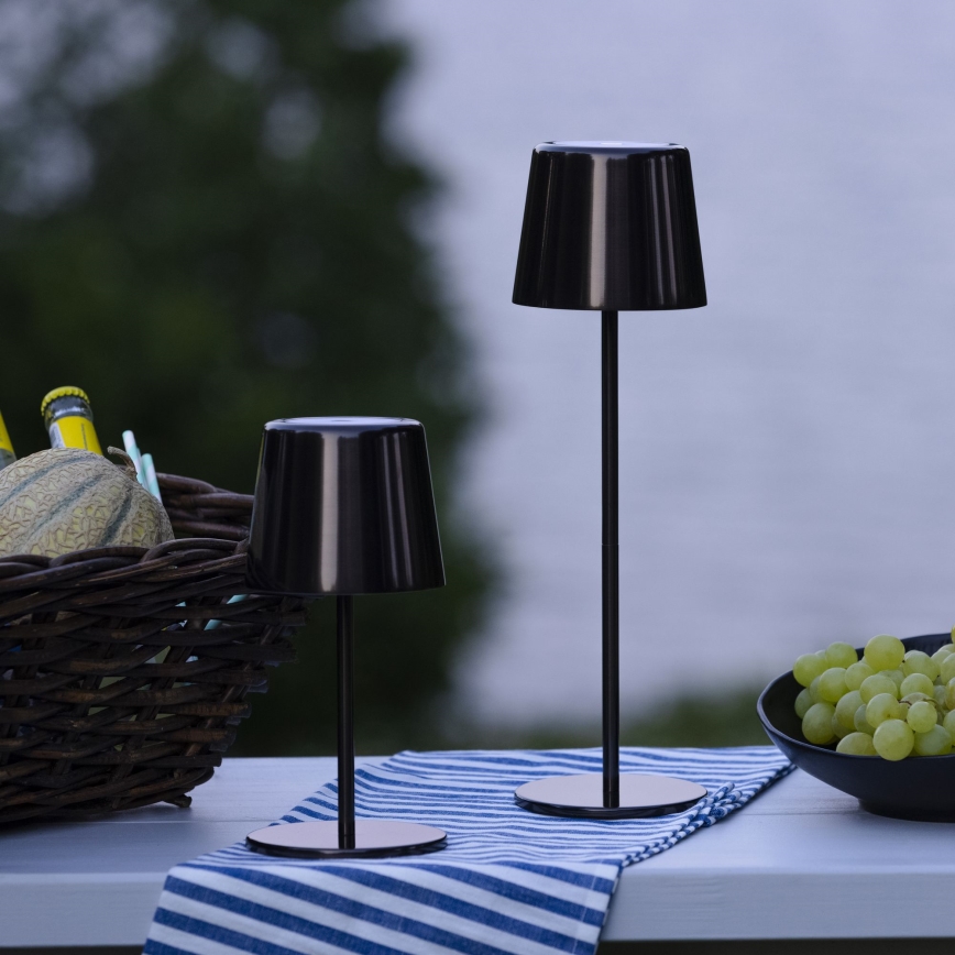 Brilliant - LED Dimbaar aanraken buitenshuis lamp XAANA LED/4W/5V 3000/4000/6500K IP44 zwart