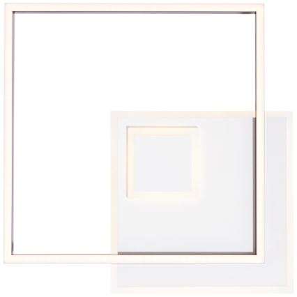 Brilliant - Dimbare LED Plafondlamp IORGO LED/40W/230V 3000K 43,5x43,5 cm wit/zwart