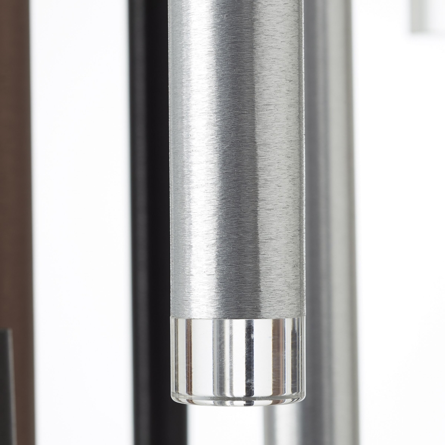 Brilliant - dimbare LED-hanglamp aan kabel CEMBALO LED/70W/230V mat chroom/zwart/bruin