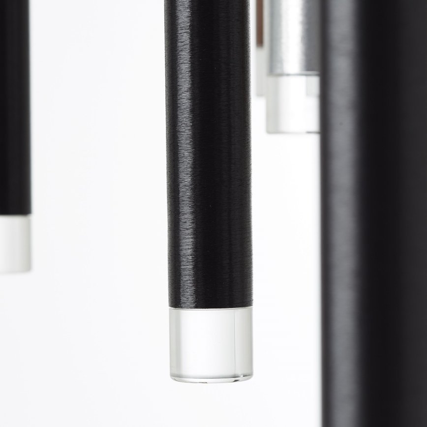 Brilliant - dimbare LED-hanglamp aan kabel CEMBALO LED/70W/230V mat chroom/zwart/bruin