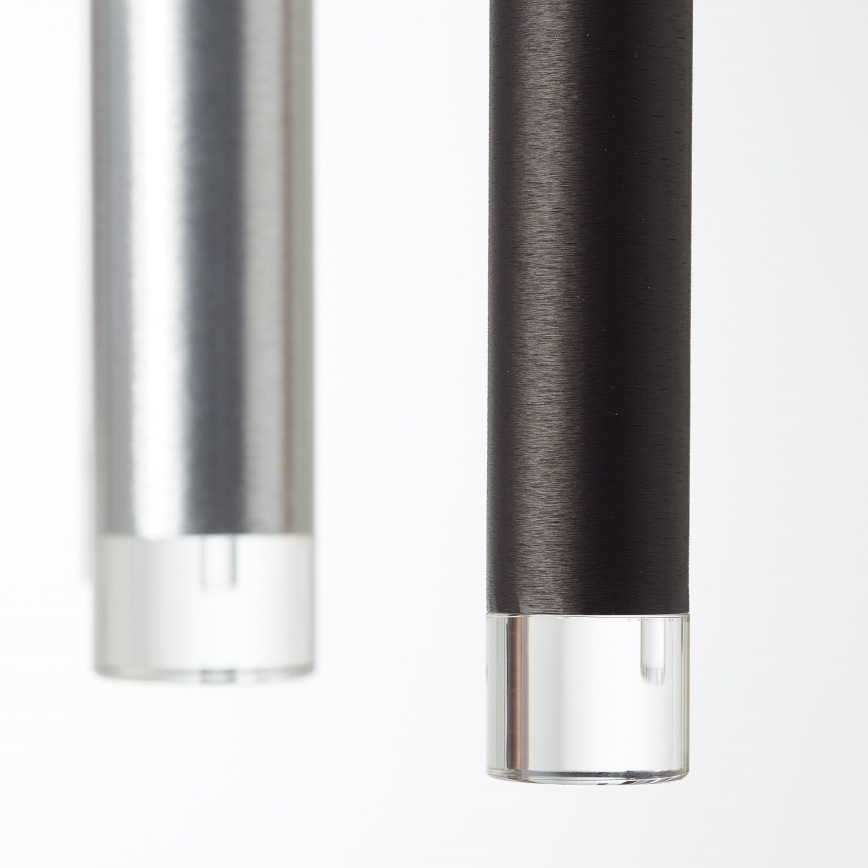 Brilliant - dimbare LED-hanglamp aan kabel CEMBALO LED/70W/230V mat chroom/zwart/bruin