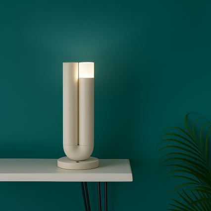 Brilliant - LED Oplaadbare dimbare buitentafellamp met aanraakbediening SAYU LED/2,5W/5V 2700K 2600 mAh IP44 grijs