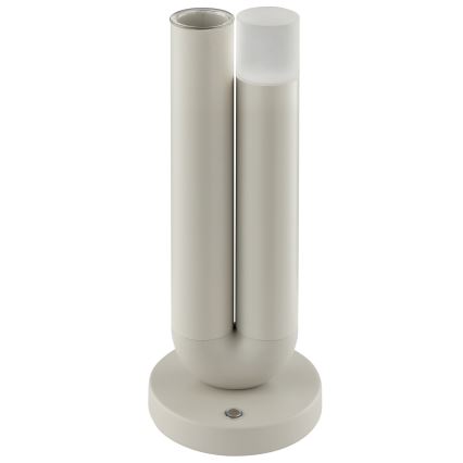 Brilliant - LED Oplaadbare dimbare buitentafellamp met aanraakbediening SAYU LED/2,5W/5V 2700K 2600 mAh IP44 grijs
