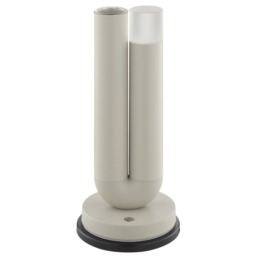 Brilliant - LED Oplaadbare dimbare buitentafellamp met aanraakbediening SAYU LED/2,5W/5V 2700K 2600 mAh IP44 grijs