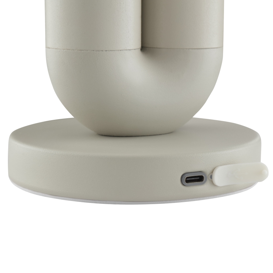 Brilliant - LED Oplaadbare dimbare buitentafellamp met aanraakbediening SAYU LED/2,5W/5V 2700K 2600 mAh IP44 grijs
