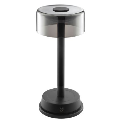 Brilliant - RAZOR LED dimbare oplaadbare buitentafellamp met aanraakbediening LED/2,5W/5V 2700K 2600 mAh IP44 zwart