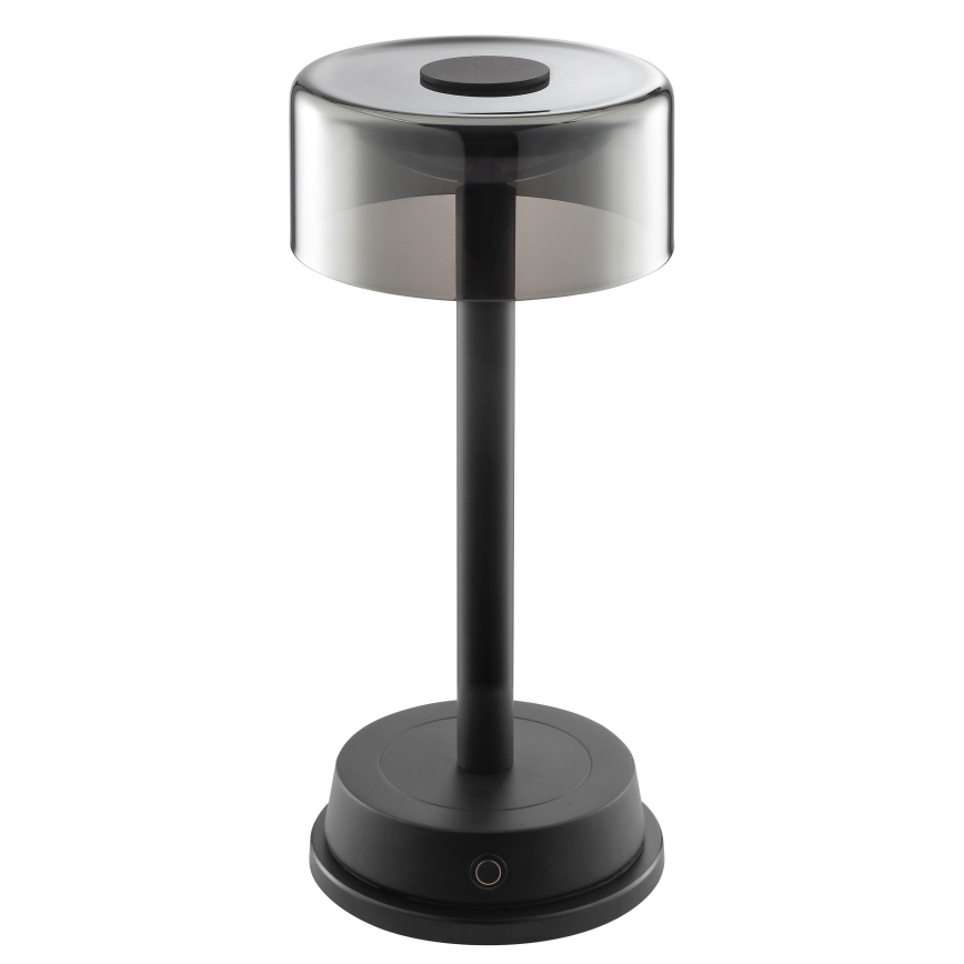 Brilliant - RAZOR LED dimbare oplaadbare buitentafellamp met aanraakbediening LED/2,5W/5V 2700K 2600 mAh IP44 zwart