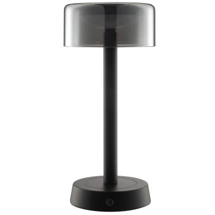 Brilliant - RAZOR LED dimbare oplaadbare buitentafellamp met aanraakbediening LED/2,5W/5V 2700K 2600 mAh IP44 zwart